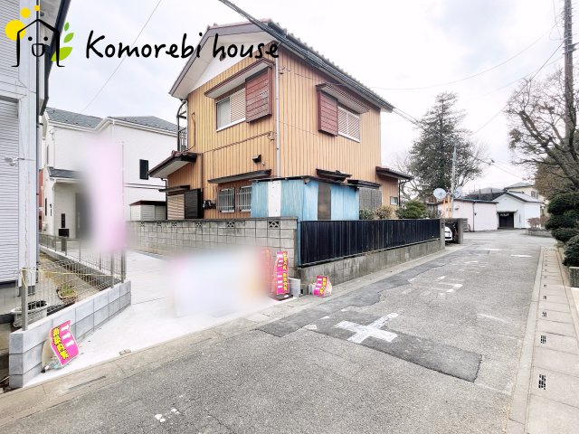 上尾市原市北1丁目20番　新築一戸建て　Bの前面道路含む現地写真|前面道路含む現地写真です