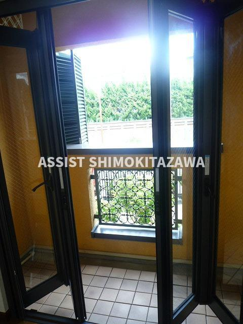 ハウス中屋のバルコニー