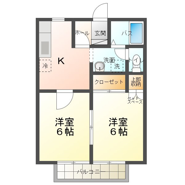 ケーズグリーンの間取り