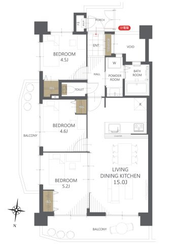 【間取り】ライオンズマンション壺屋第３ 