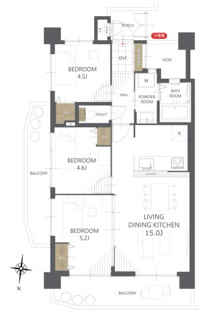【間取り】ライオンズマンション壺屋第３ 