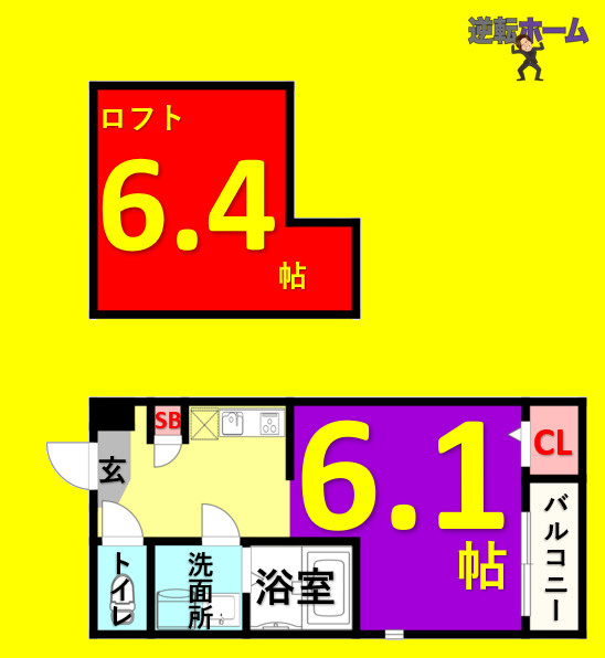 ハーモニーテラス烏森町の間取り