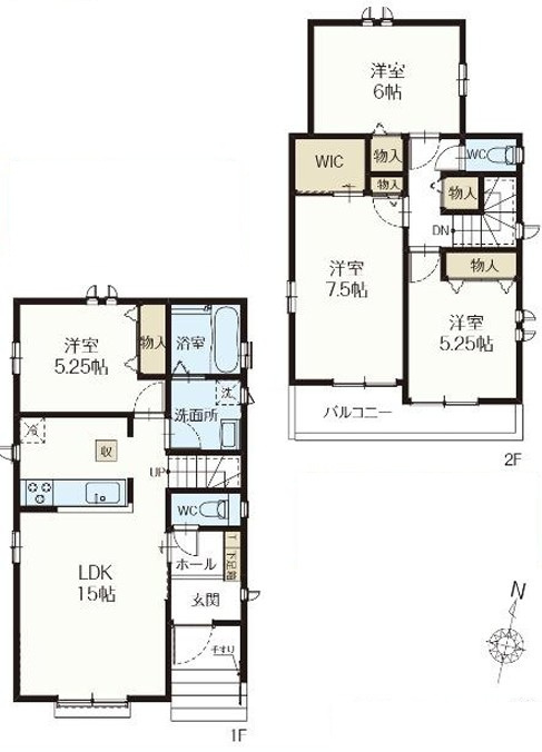 新座市石神4丁目　新築一戸建　西武池袋線　東久留米