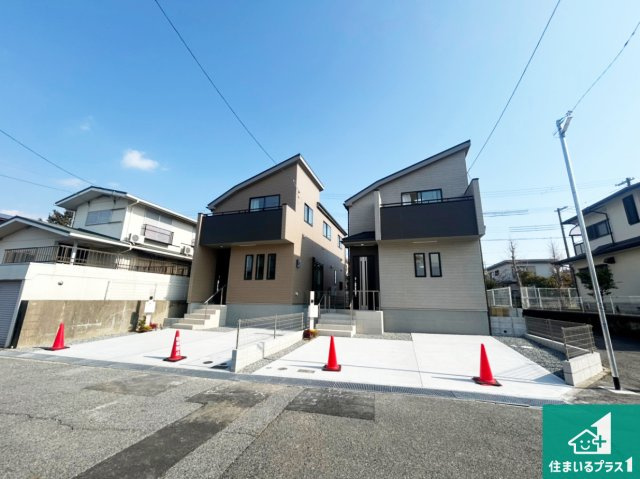 神戸市西区春日台　新築一戸建ての外観|シンプルなトイレは落ち着く空間！お手入れも簡単です！