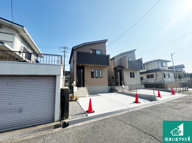 神戸市西区春日台　新築一戸建ての外観|お客様に長く安心して住んでいだだける事にこだわった家づくり！住んでからのアフターサービスにもしっかりと取り組んでいます！