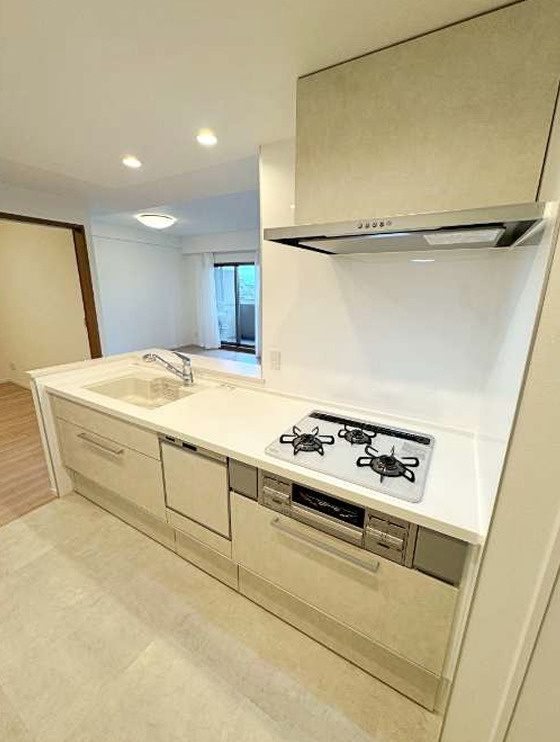 コスモステージひばりヶ丘ミュージアのキッチン|使いやすいキッチンです