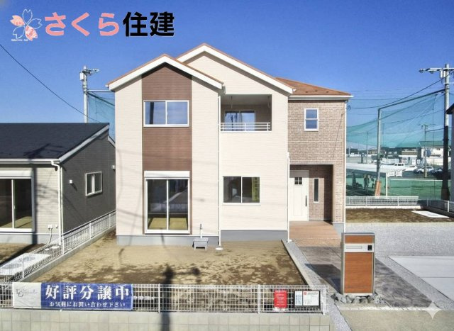 リーブルガーデン　第1小山中久喜　２号棟の外観|２号棟　お子様から「部屋がほしい…」そんな成長もうれしい♪さらなる成長見守る4LDKの新築マイホーム