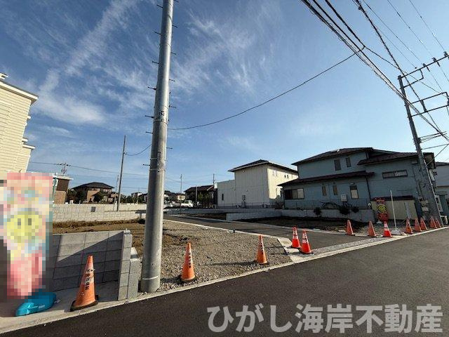 茅ヶ崎市松林2丁目　新築戸建　全10棟の外観|11月7日撮影　建築前　現地外観