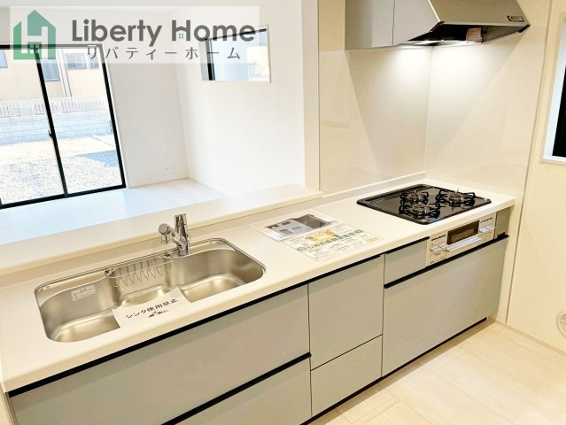 第1常総市相野谷町　新築戸建　2号棟のキッチン