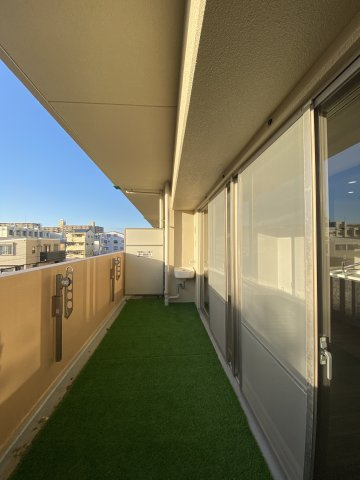 メロディーハイムJSコートのバルコニー