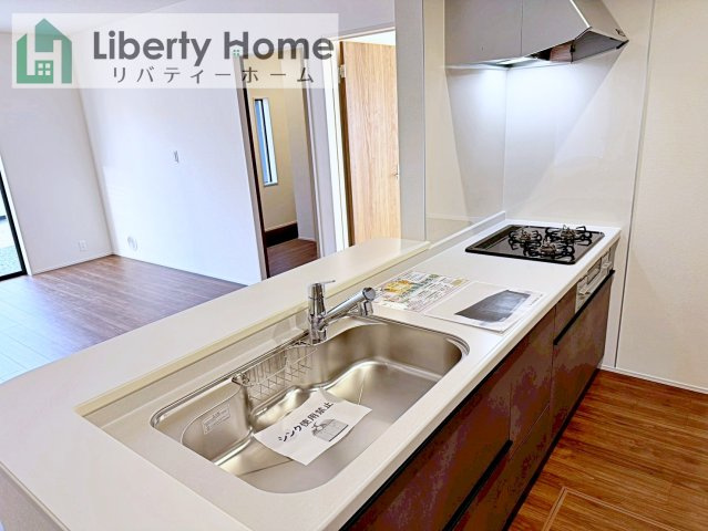 第1常総市相野谷町　新築戸建　1号棟のキッチン