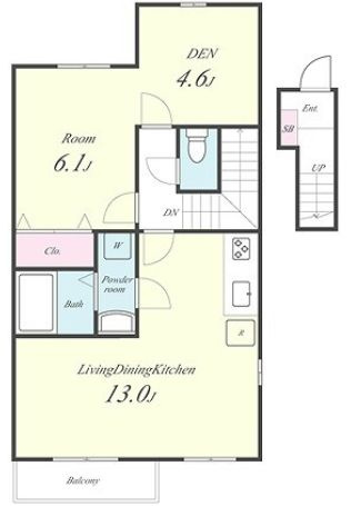 ルーセントブロッサムの間取り