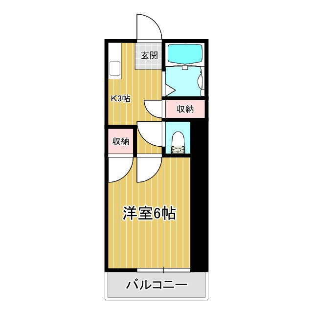 プティメゾン３の間取り