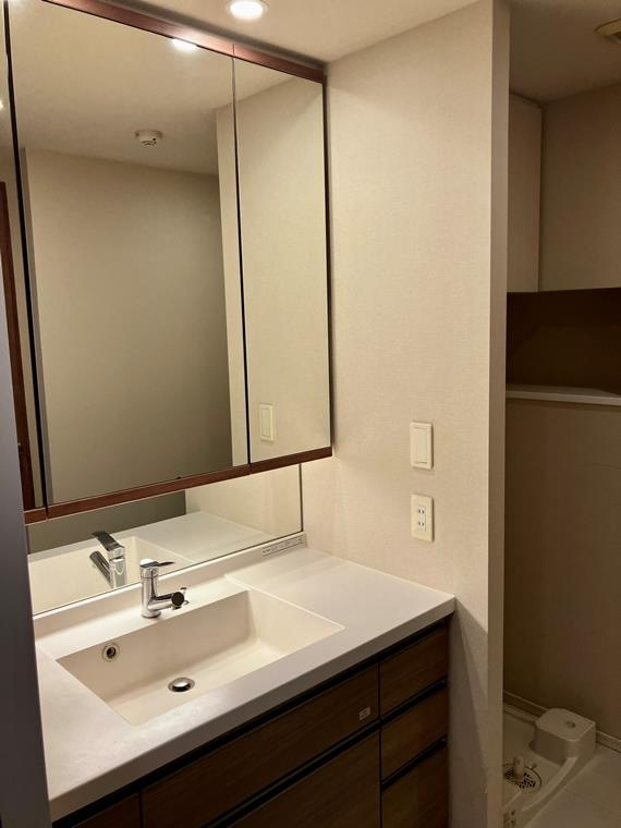 ＧＬＯＢＡＬ　ＦＲＯＮＴ　ＴＯＷＥＲの洗面所