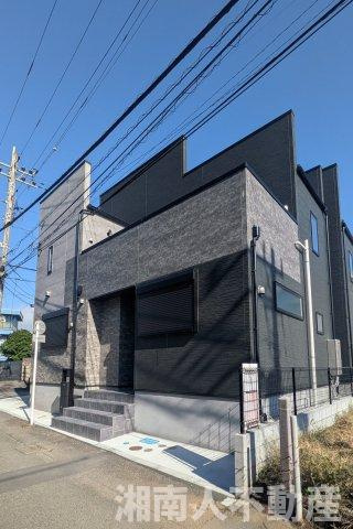 藤沢市鵠沼橘２丁目８－４１新築戸建ての前面道路含む現地写真|前面道路含む現地写真です