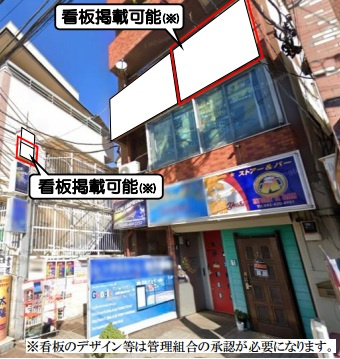 東久留米市東本町の店舗事務所の外観