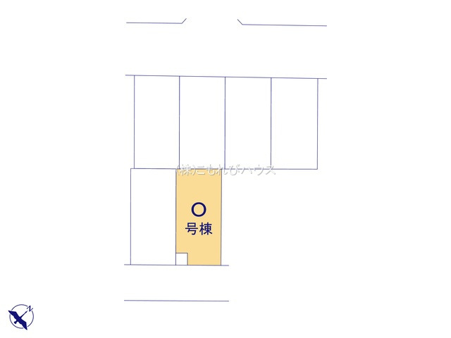 北本宮内　2期　新築一戸建て　ハートフルタウン　Oの区画図|O号棟