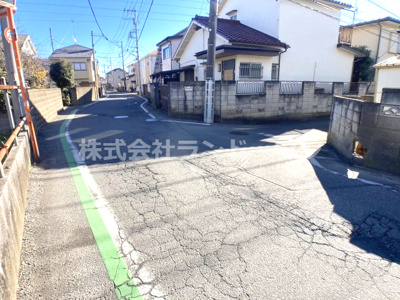 【前面道路含む現地写真】 | 所沢市上安松