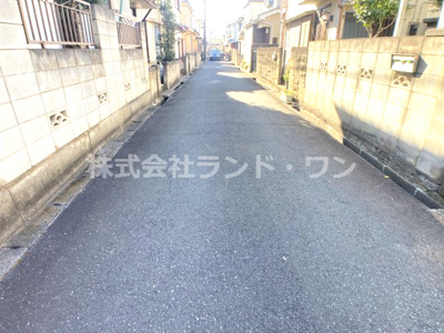 【前面道路含む現地写真】 | 所沢市上安松