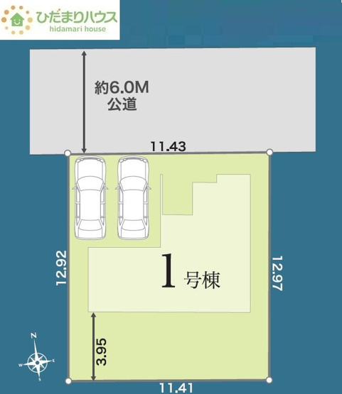 【区画図】 | 牛久市南7丁目第1期　新築戸建 | 時間がない時もらくらくと車の出し入れができる並列駐車場を完備！！