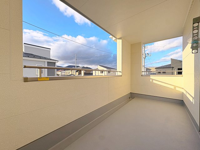 新築戸建・新築建売　福島市笹谷大谷地【長期優良住宅】笹谷小・信陵中のバルコニー