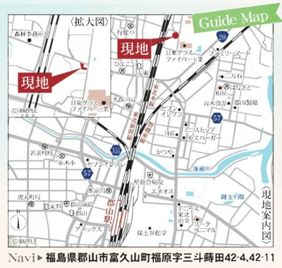 【地図】 | Livele Garden.S　富久山三斗蒔田　２号棟 | ★内覧予約で新米2kg★