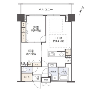 【間取り】 | エスリード長堀タワー | 【間取り】