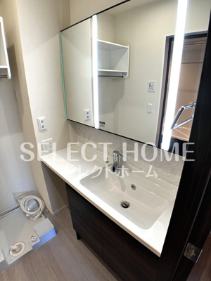 【独立洗面台】 | D-avance美合西町 | 朝の支度にも助かる、独立の洗髪洗面化粧台