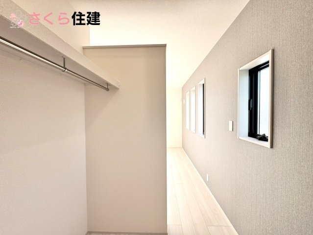 リーブルガーデン　第1小山中久喜　３号棟の収納|季節ごとの入れ替え不要、頼もしいウォークインクローゼット
