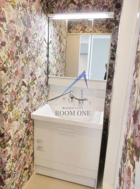 カーサ・ビオレッタの洗面所|独立洗面台です。