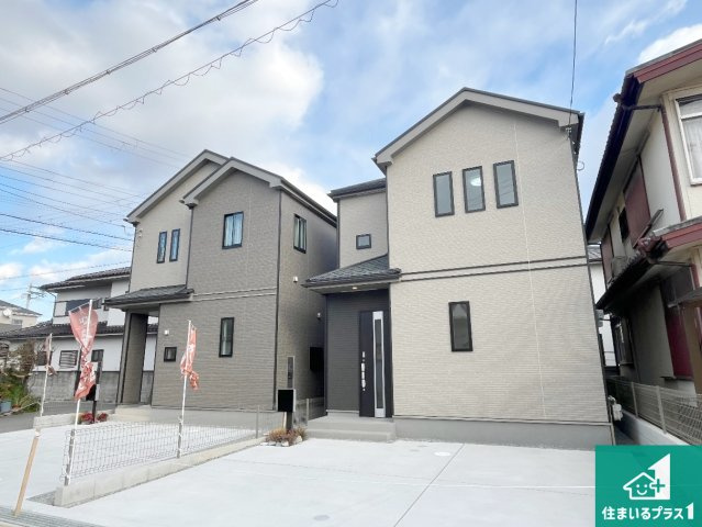 明石市二見町西二見　新築一戸建ての外観|お客様に長く安心して住んでいだだける事にこだわった家づくり！住んでからのアフターサービスにもしっかりと取り組んでいます！