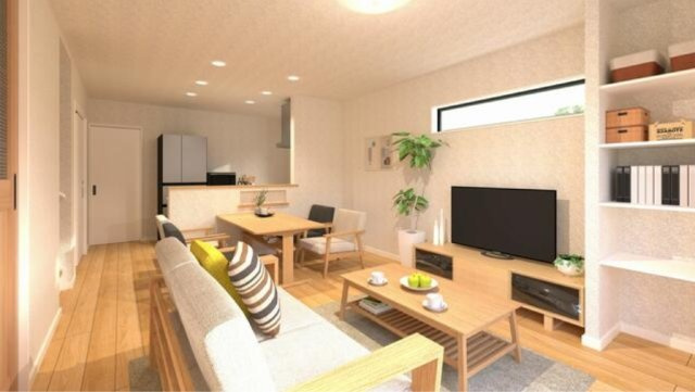 LAVIE東石井２５０１A の居間・リビング|ゆったり過ごせるリビングです