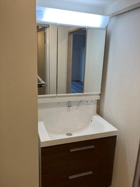 グランデュール秋葉原の洗面所