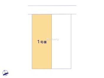 土浦市桜町2期　新築戸建　1号棟の前面道路含む現地写真