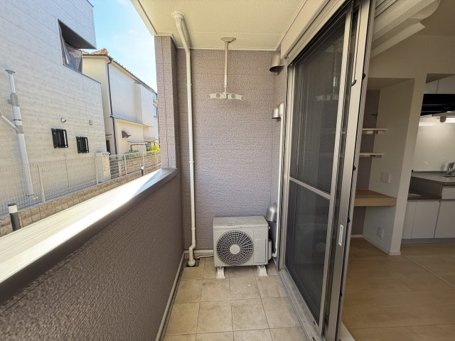 ドリームセリシールのバルコニー