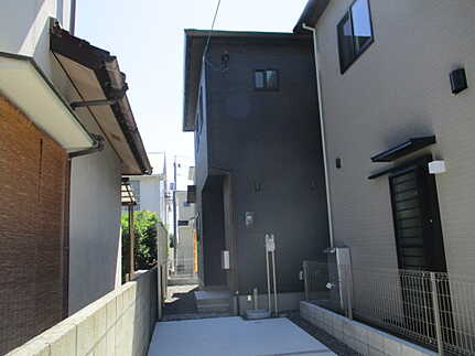 廿日市市桜尾３丁目の前面道路含む現地写真