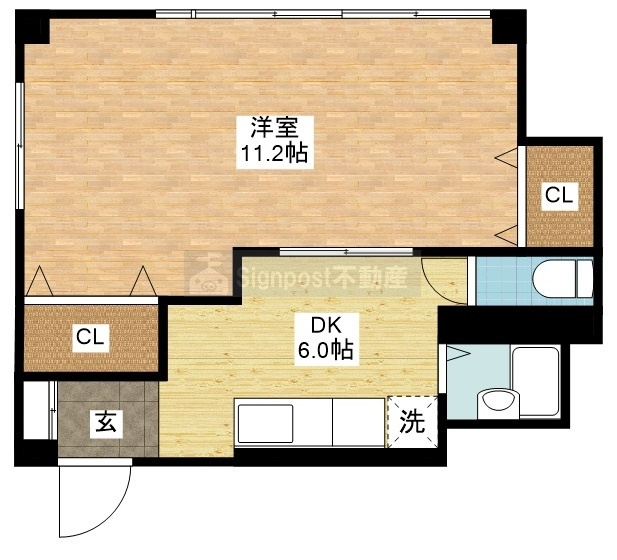 岡部ビルの間取り