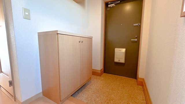 ルミナスコートの玄関