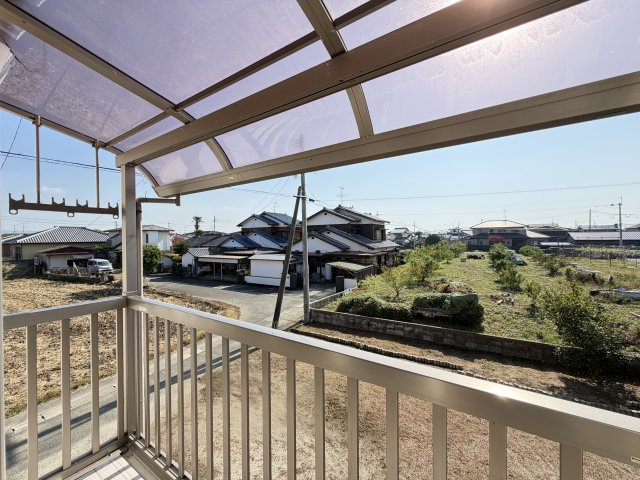 荒尾市蔵満の一戸建てのバルコニー