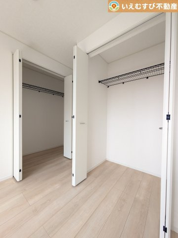 Cradle garden　寄居町赤浜第6の収納|大容量の収納スペースで住空間もスッキリ広々
収納がたっぷり付いていれば、お部屋がすっきり保てて気持ちが良いですね♪
