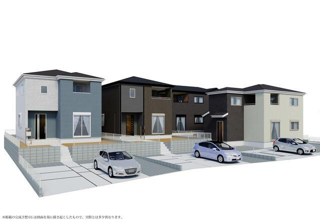 小郡市山隈の外観パース|完成予想図（外観） 