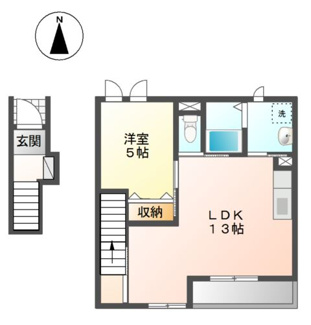 【間取り】 | ヴィラ田中C