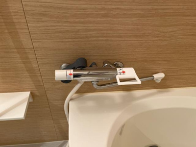 【浴室】 | ファミーユコート | サーモ付き水栓