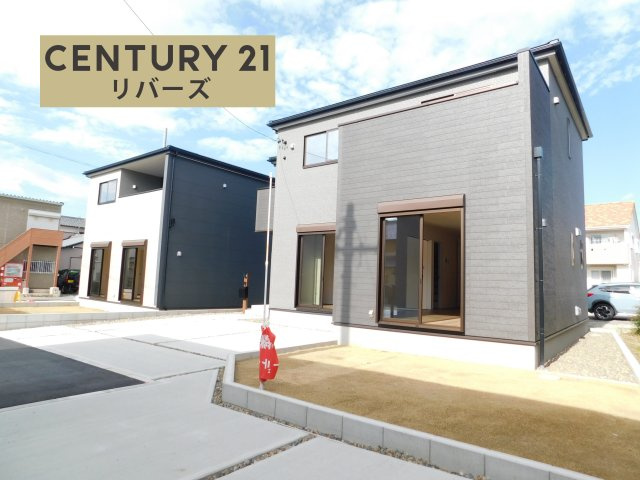 清須市春日上須ケ田の新築一戸建の外観|◇２号棟◇　　いつでもご案内出来ます♪（お問合せ当日、平日、水曜、夜間もＯＫ）　長期優良住宅！　敷地７２．６７坪！　駐車３台ＯＫ！　南に広い庭付き♪　全居室南向き♪　ＷＩＣ３ヶ所完備！