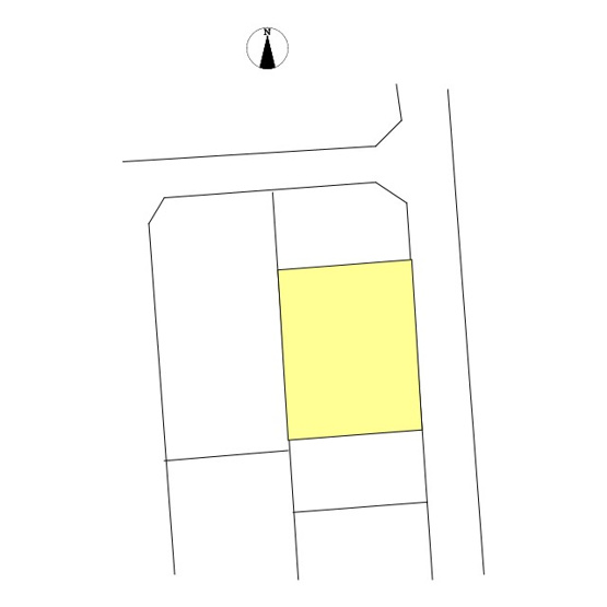 【土地図】 | たつの市揖西町南山/売土地 | 契約後分筆予定