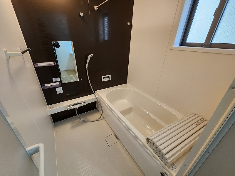 小牧市新町１丁目　新築戸建の浴室|ゆったり過ごせるお風呂です