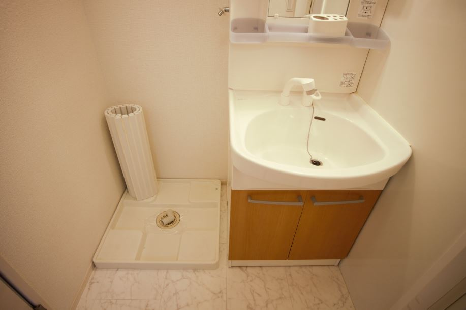 プロムナードⅡの洗面所|室内洗濯機置き場♪