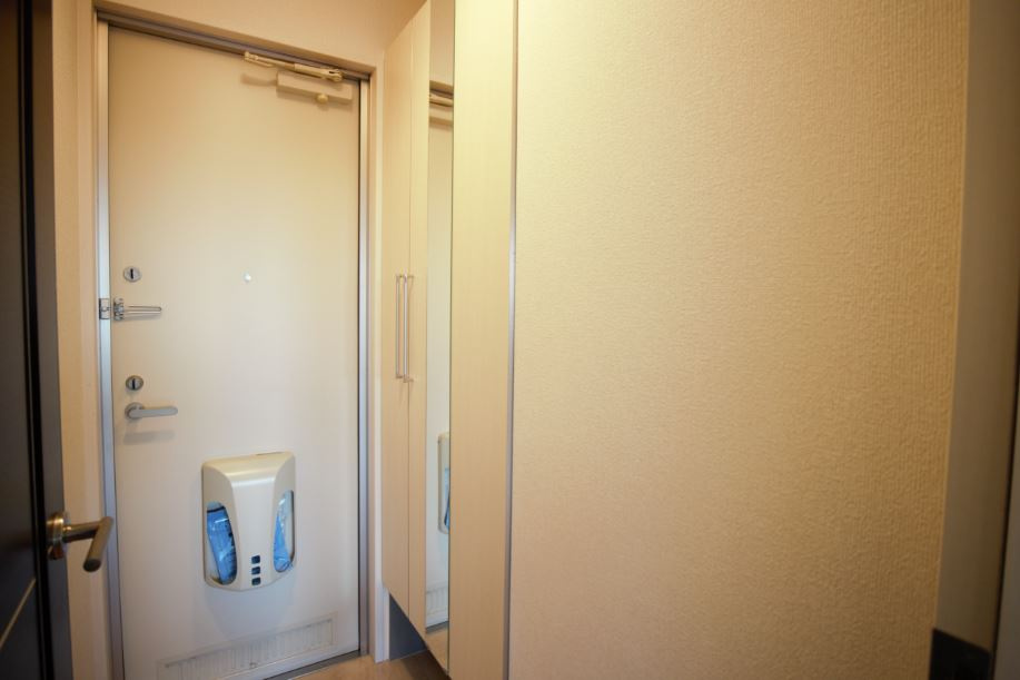 プロムナードⅡの玄関