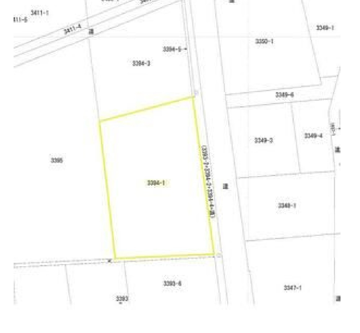 売店舗事務所　宇都宮市上籠谷町の区画図