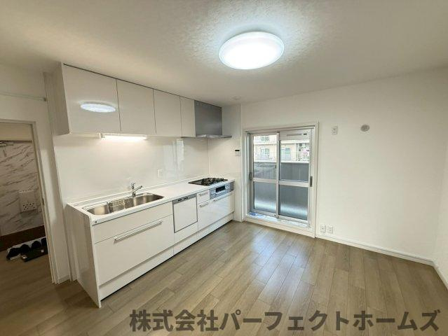 藤阪ハイツD6棟のキッチン|使いやすいキッチンです